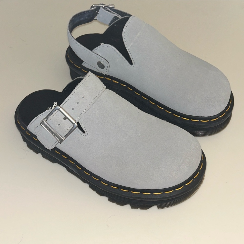 Dr. Martens Zebzag Casual Slingback Platform Mules